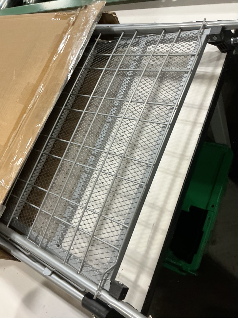 Condition photo showing Good Condition for dbest Products Cruiser Cart Deluxe 2 - Foldable Shopping Cart with Wheels & Brake System - Heavy Duty Collapsible Utility Cart for Groceries & Laundry - Holds 100 lbs - Silver, Alloy Steel Deluxe 2 Silver