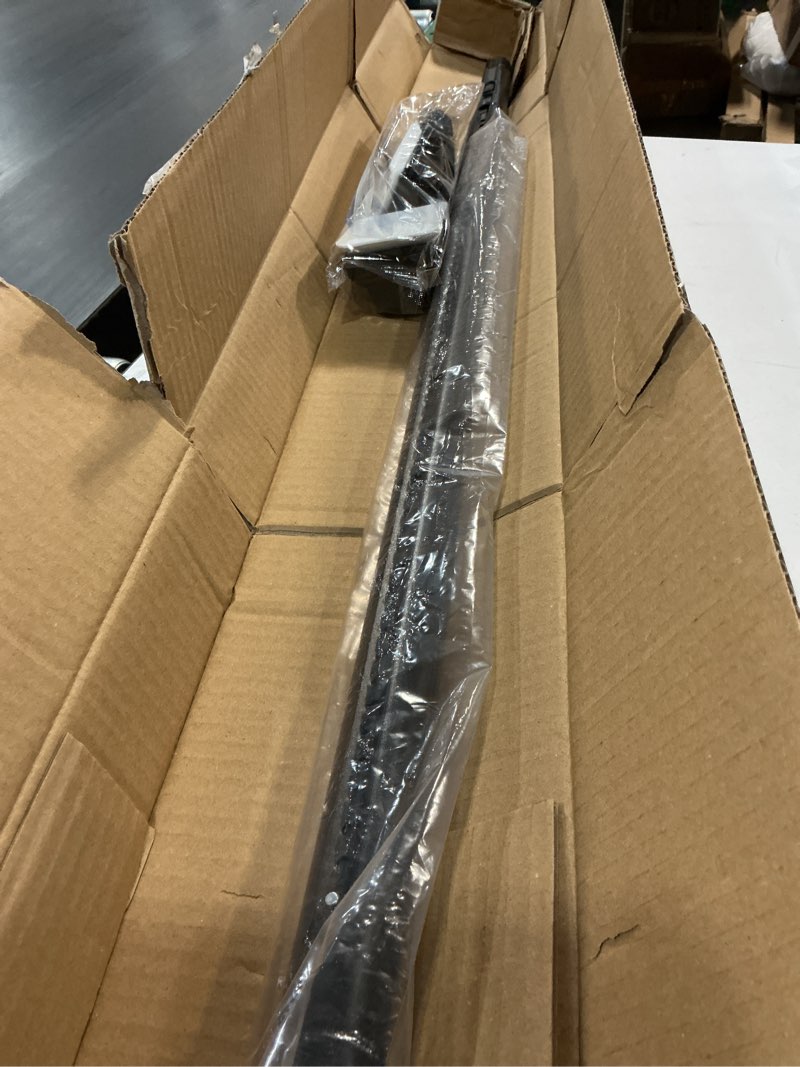 Condition photo showing Good Condition for One-Click Tension Curtain Rod 40-67" Adjustable Shower Rod Black No Drilling for Window Bathroom Closet Room Divider Extra Long Curtain Rod Black 40-67"