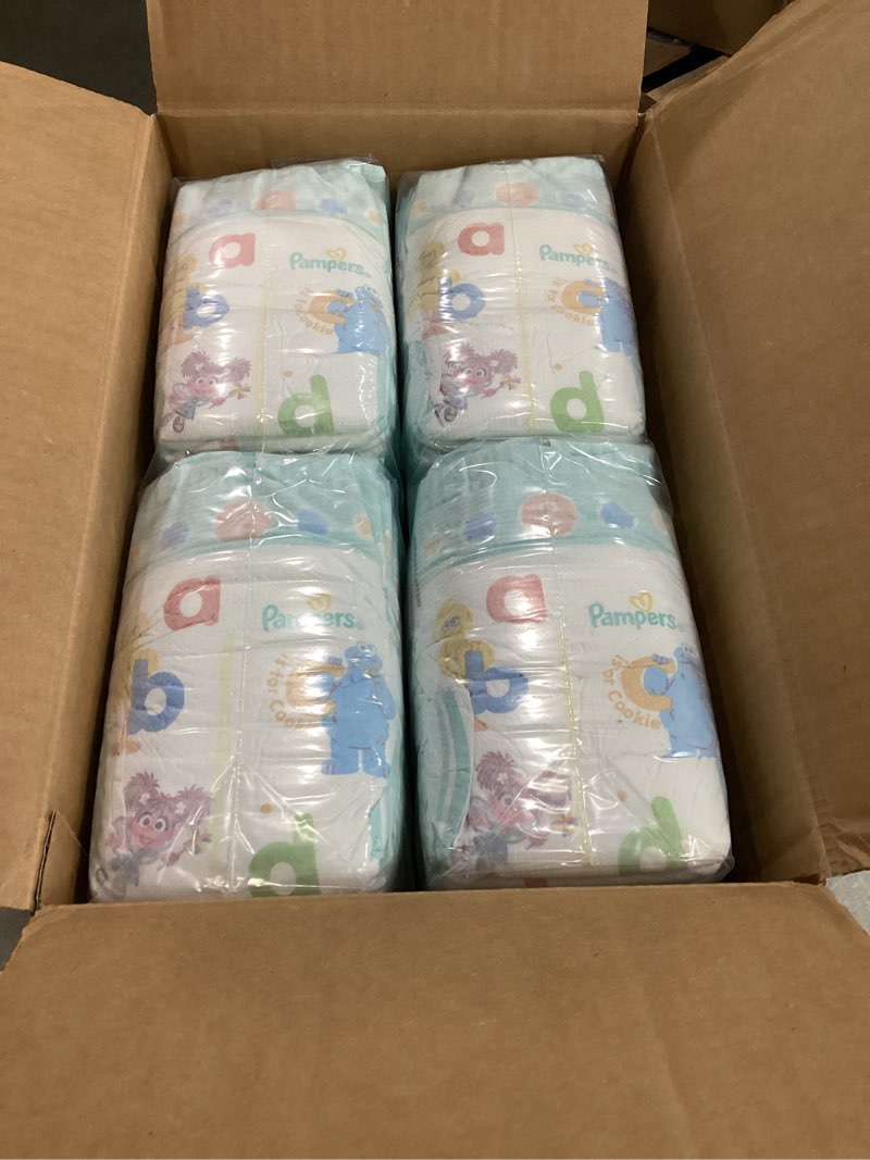 Condition photo showing New/Like New for pampers diapers - baby dry - size 2, 112 count, absorbent disposable infant diaper (packaging may vary) size 2 112