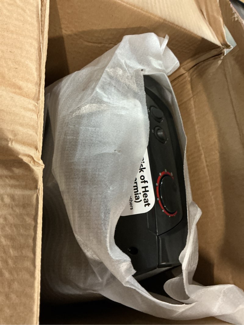 Condition photo showing Good Condition for Vornado VH10 (2025) Space Heater for Indoor Use, Adjustable Thermostat, 2 Heat Settings, Advanced Safety Features, Integrated Carry Handle, Large Heater for Bedroom and Living Room, Quiet, Black VH10 (2025 Model)