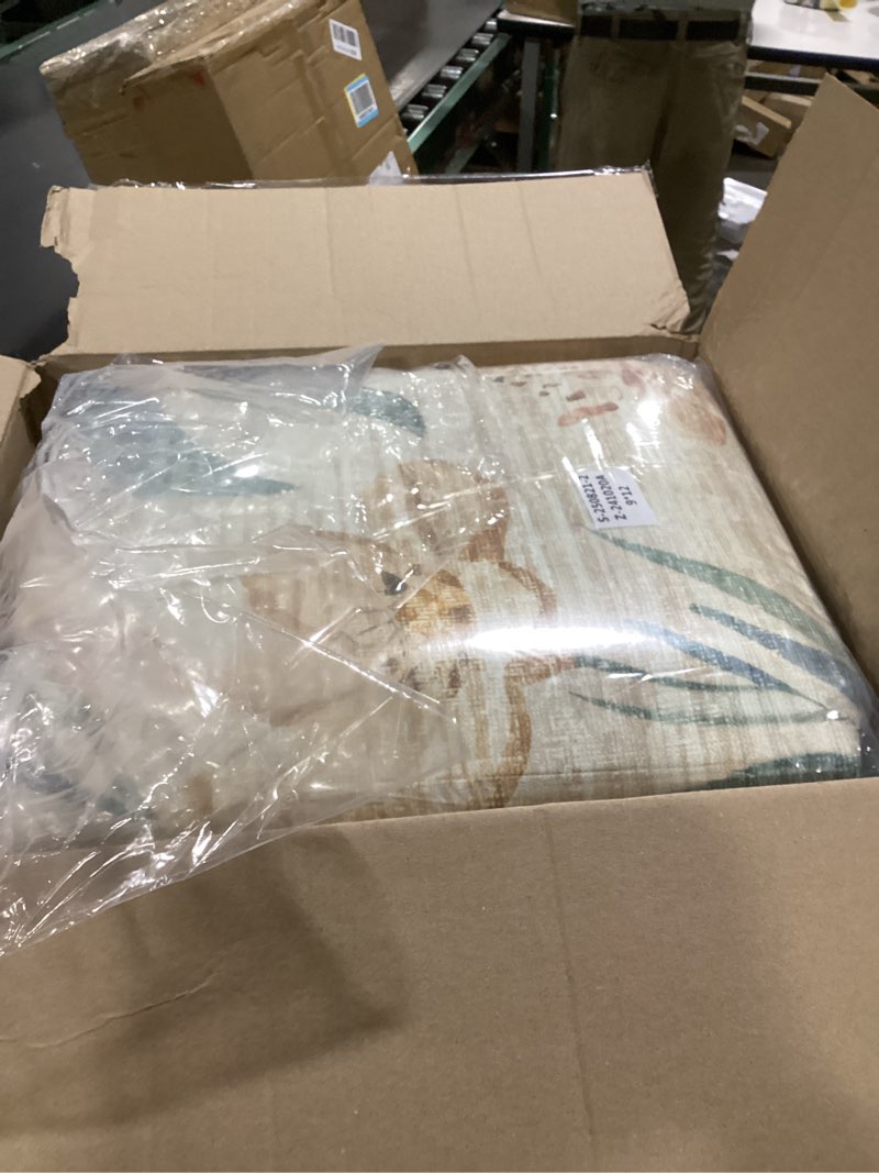 Black Farmhouse Washable 8x10 Area Rugs for Living Room, Bedroom, Dining Room Kitchen Table Rug for Under Table, Office, Dark Charcoal Tumble Stain Resistant Non-Slip Large Washable (8x10 Black/Multi) 8' x 10' (Rectangular) Ashen / Multi