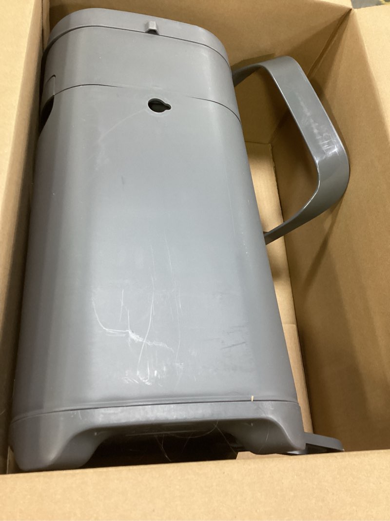 Condition photo showing As Is for Pet Genie Pail | Dog Waste Disposal System for Outdoor and Indoor Odor Control | Dog Poop Trash can | Includes 1 Square Refill Bag That Lasts up to 2 Months