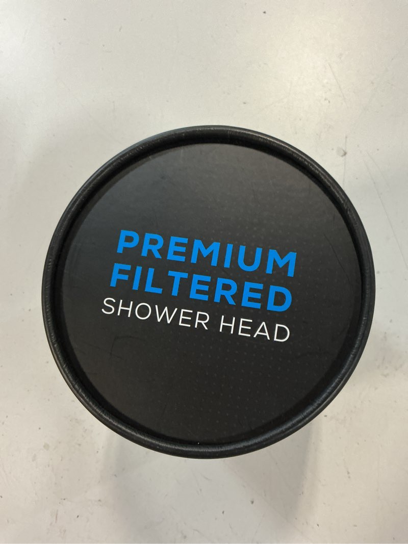 Condition photo showing As Is for juliet by sparkpod filtered high pressure shower head - chrome