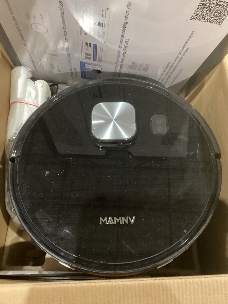 Condition photo showing As Is for Robot Vacuum and Mop Combo, Robot Vacuum Self-Emptying with 11500Pa Suction, 70-Day Capacity, Fast Home Mapping, LiDAR Navigation, Smart Obstacle Avoidance, Ideal for Pet Hair, Carpet, Hard Floor D13S MAX Silver