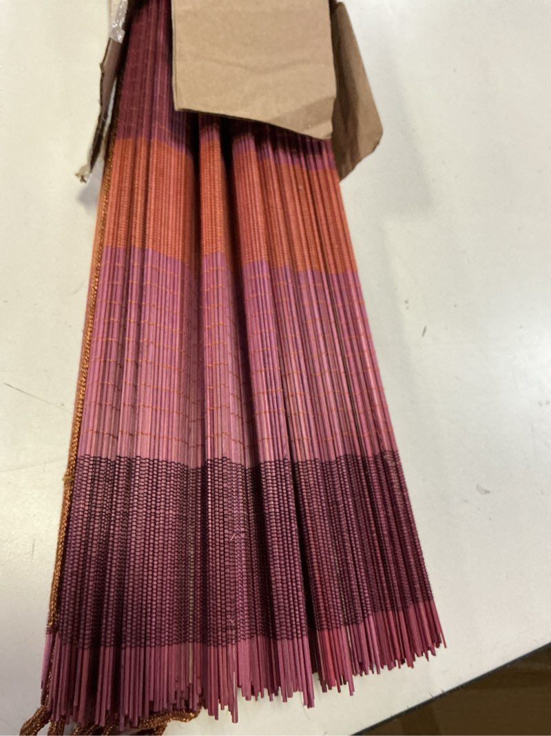 Condition photo showing As Is for ChumDecor Fan Wall Decor,Large Bamboo Fan Wall Art for Boho Hanging Headboard,Decorative Folding Fans for Over Bed Decorations Terracotta 31inch