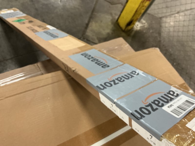 Condition photo showing As Is for Blulu 72" Aluminum Exterior Door Threshold 5 5/8" Outdoor Swing Threshold Heavy Duty Adjustable Aluminum Door Sill Pan for Weatherproof & Easy Install for Residential/Commercial Use, Black