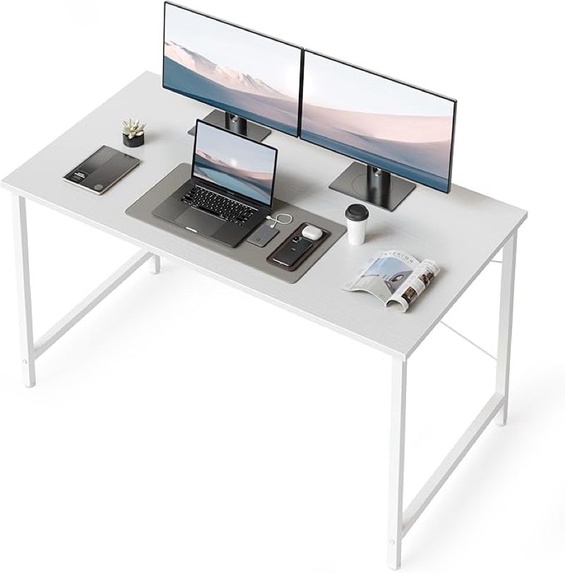 CubiCubi Computer Desk, 32 inch Small Home Office Desk for Small Spaces, Modern Simple Style for Home, Office, Study, Writing,Black 32 inch Black