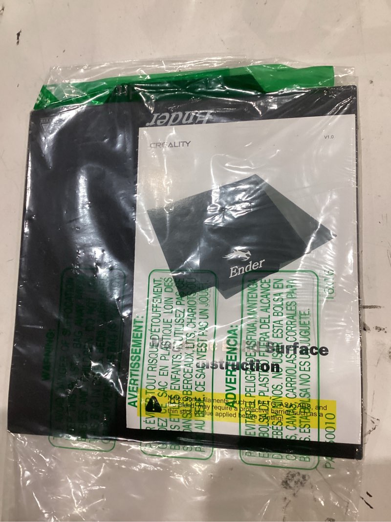 Condition photo showing Good Condition for 2pcs creality original ultra removable magnetic 3d printer build surface heated bed cover for ender 3/ender 3 pro/ender 3 v2/ender 3 v2 neo/ender 3 neo/ender 3 s1/3 s1 pro/ender 5 pro 235x235mm 2 pack