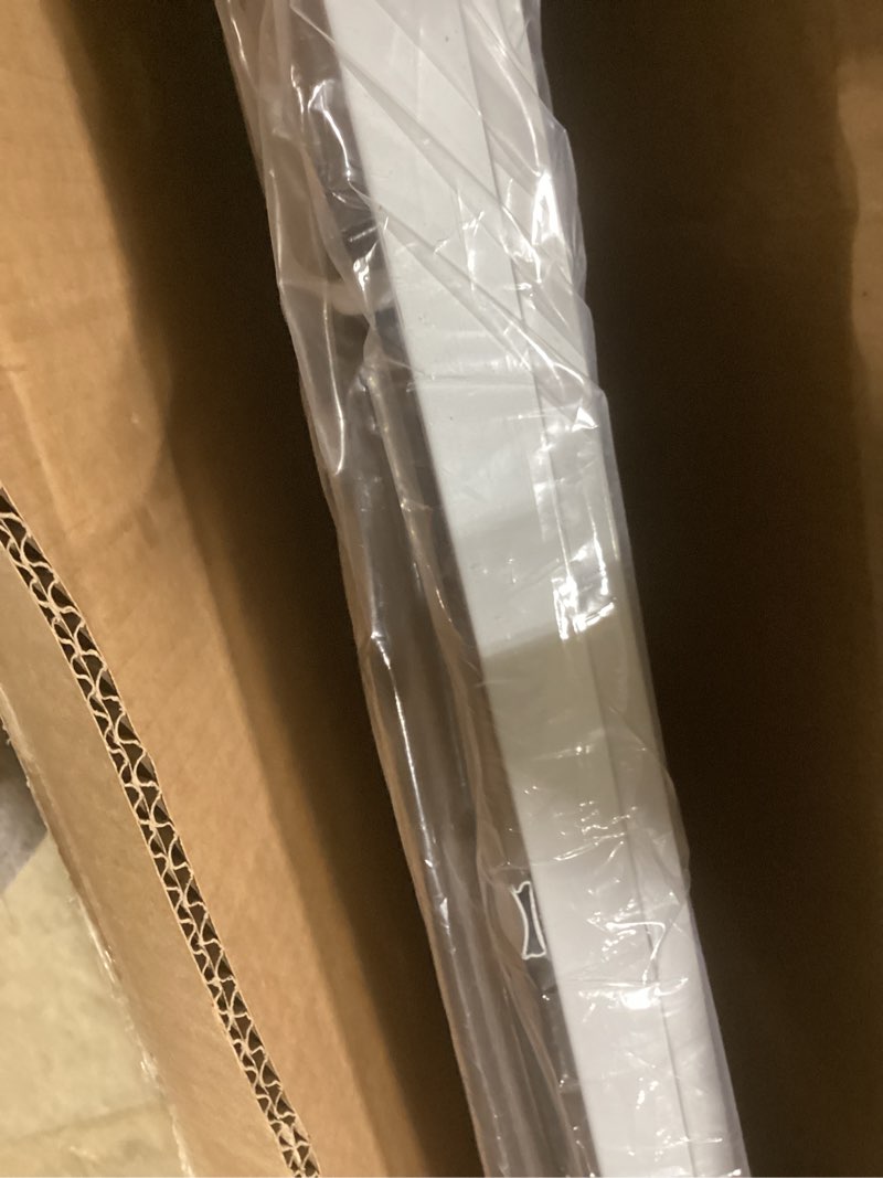 Condition photo showing Good Condition for BHG Vintage Multifunctional Folding Bookshelf, No-Assembly Plant Stand Storage Rack Shelves for Home Office (White, 5-Tier) 5-tier White