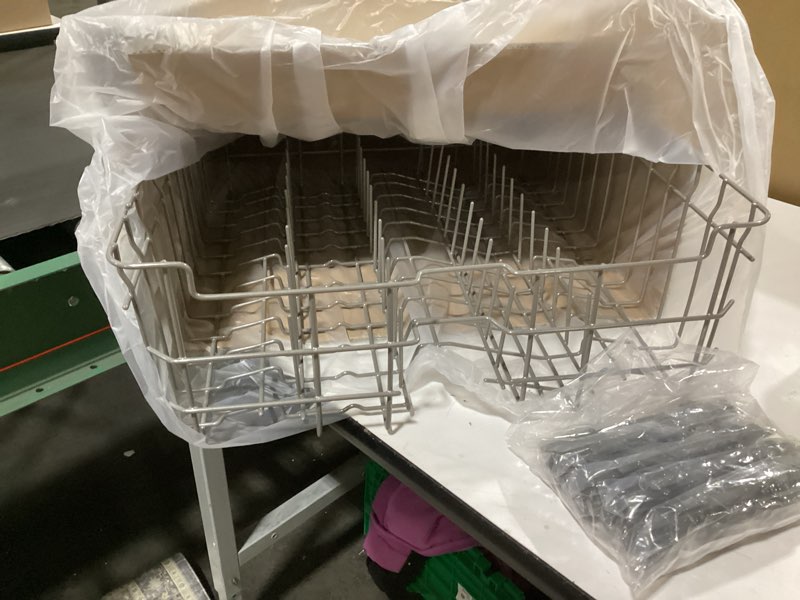 Condition photo showing Good Condition for UPGRADED WD28X26099 WD28X34744 Dishwasher Lower Rack Compatible with GE Dishwasher Rack Replacement Parts WD28X24396 WD28X22659 WD28X28918 GDF510PSM0SS GDF510PSD1SS GE Dishwasher Rack Parts with Wheel