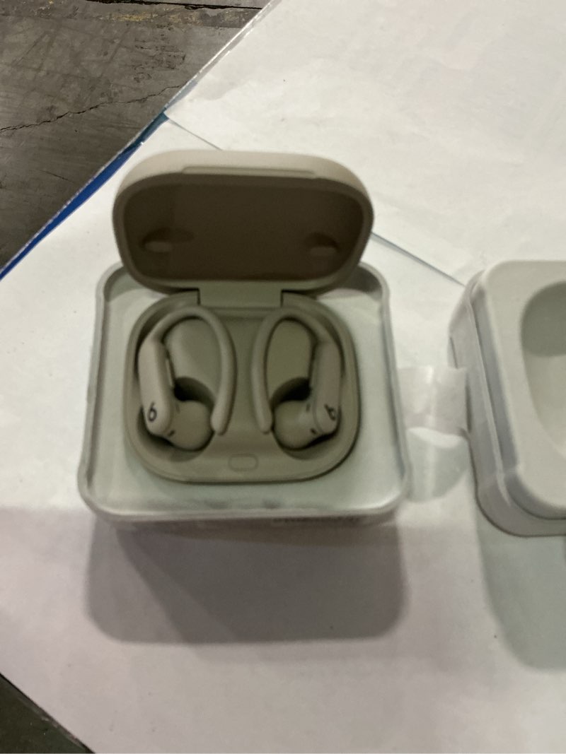 Condition photo showing Good Condition for beats powerbeats pro 2 - wireless noise cancelling workout earbuds with secure- fit earhooks, up to 45-hour battery with charging case, sweat & water resistant, heart rate monitoring - quick sand quick sand powerbeats pro 2