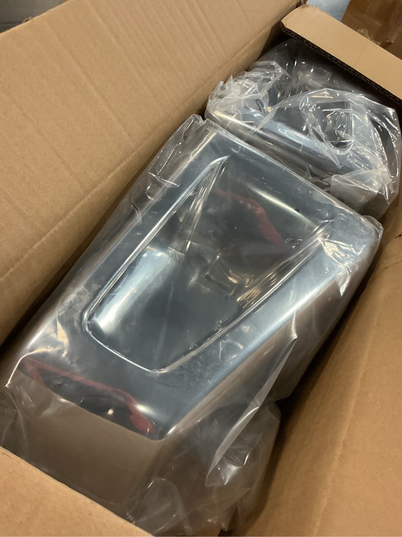 Condition photo showing Good Condition for front bumper corner bezels cover and front bumper lower trim sets compatible with hummer h2 2003-2009, 5 pieces bumper protection trim cover kit, 5pcs (bright silver)