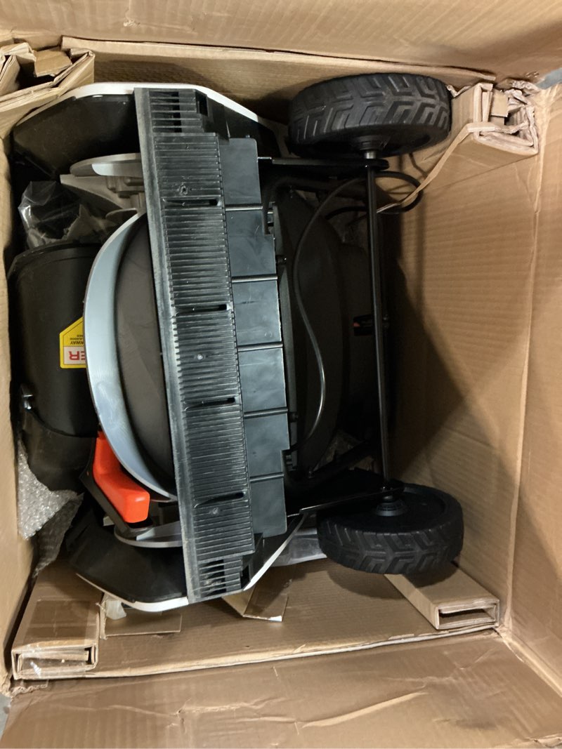 Condition photo showing As Is for Litheli 2x20V Battery Powered Cordless Snow Blower, 20'' Brushless Electric Snow Thrower with Wheels, LED Lights, 180° Chute, Powerful Snow Removal Kit with 4.0Ah Battery U20 Snow Blower