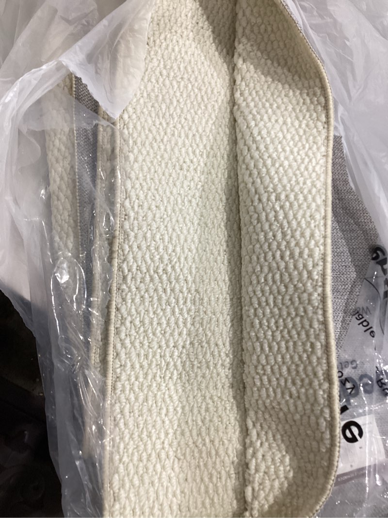 Condition photo showing As Is for the waffle henley /bone