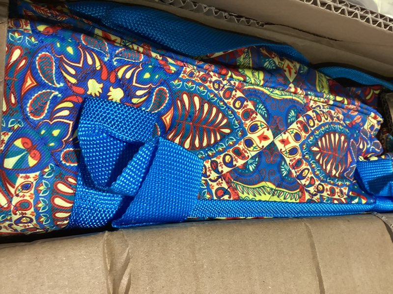Condition photo showing Good Condition for american mahjong tile set with blue printed carrying bag, 166 premium white tiles, 4 all-in-one color racks/pushers, mah jongg sets, complete mahjong game set for travel