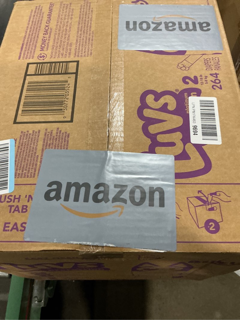 Condition photo showing Good Condition for Luvs Size 2 Baby Diapers, Platinum Protection Bluey Diapers for Day & Night, Size 2, 264 Count (Packaging May Vary) Size 2 264