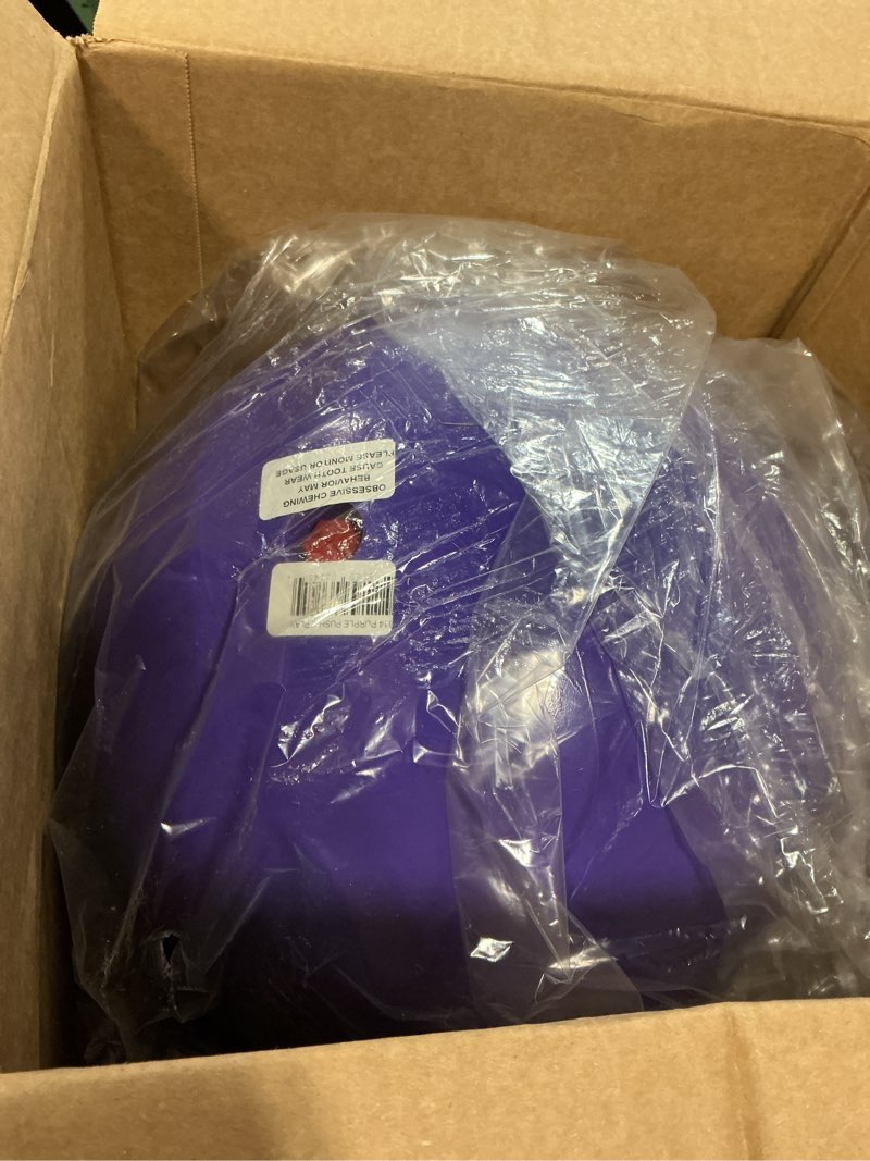 Condition photo showing Good Condition for jolly pets push-n-play ball dog toy, 14 inches/extra-large, purple,all breed sizes 14 inches/ extra-large purple