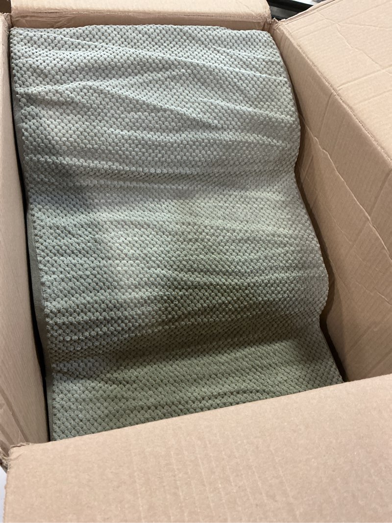 Condition photo showing As Is for Dog Stairs for Small Dogs, 3 Tiers High Density Foam Dog Ramp, Extra Wide Non-Slip Pet Steps for High Beds Or Couch, Soft Foam Doggie Ladder for Dogs Injured, Older Pets, Small Cats Fleece-Gray 3 Steps