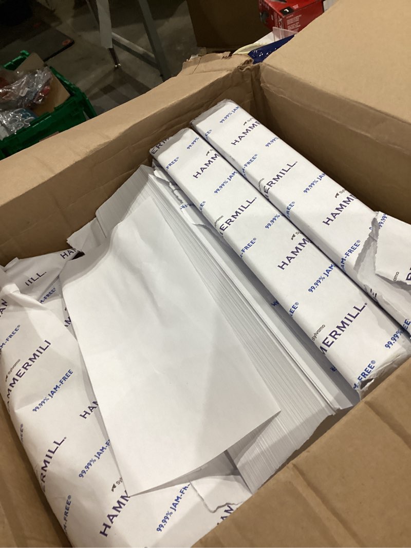 Condition photo showing Good Condition for Hammermill Printer Paper, 20 lb Copy Paper, 8.5 x 14 - 1 Ream (500 Sheets) - 92 Bright, Made in the USA, 105015R 1 Ream | 500 Sheets Legal (8.5x14)