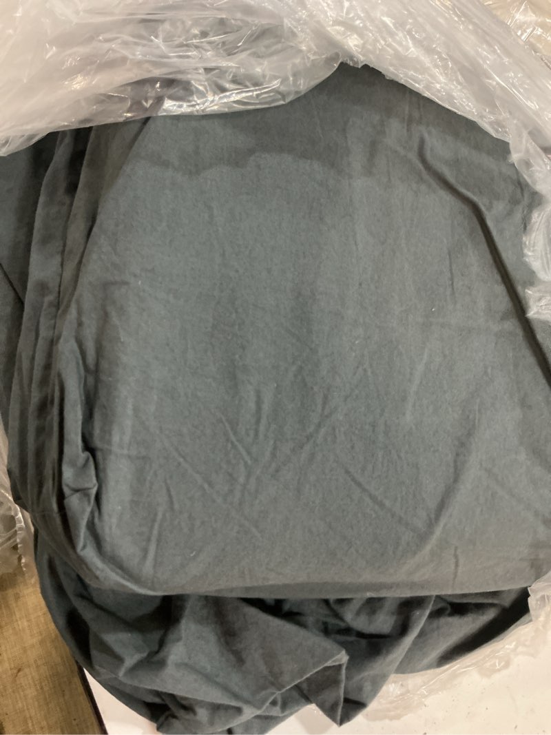 Condition photo showing Good Condition for organic brushed cotton sheet set, king, nightfall