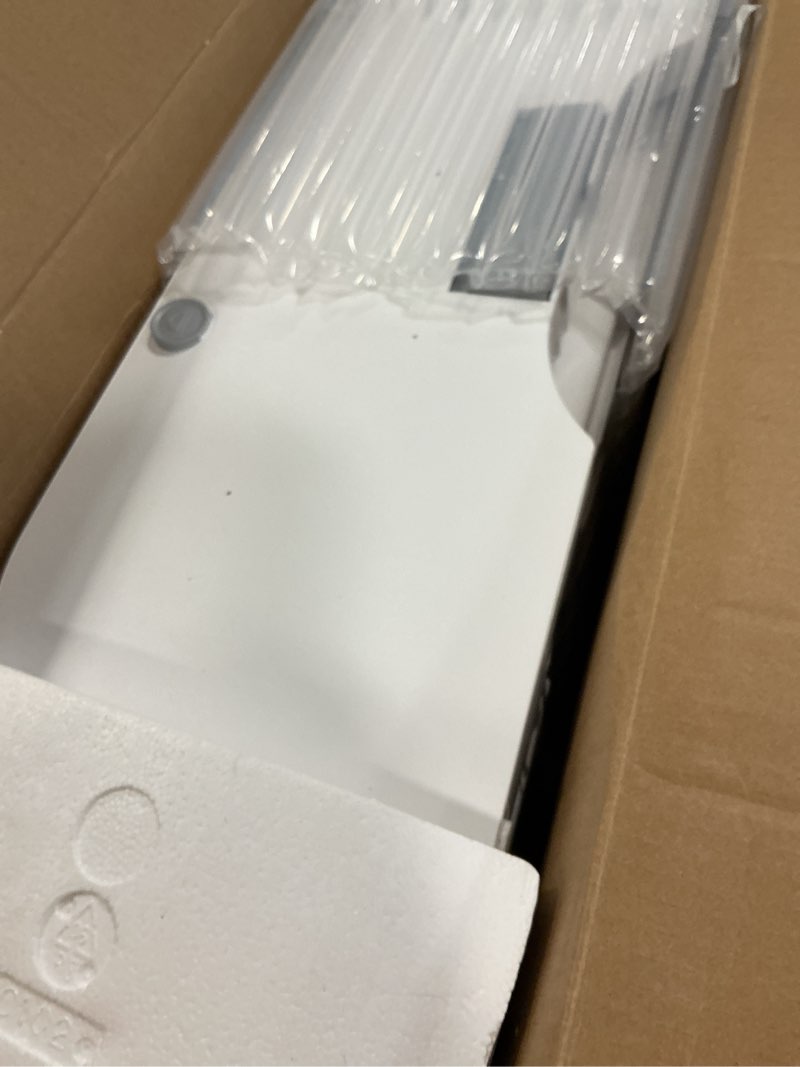 Condition photo showing Good Condition for Self Cleaning Litter Box with Auto Safety Sensors for Multiple Cats - Automatic Cat Litter Box Self-Cleaning - Covered Ultra Odor Removal - Smart APP Control - Compatible On All WiFi - Electric Robot White