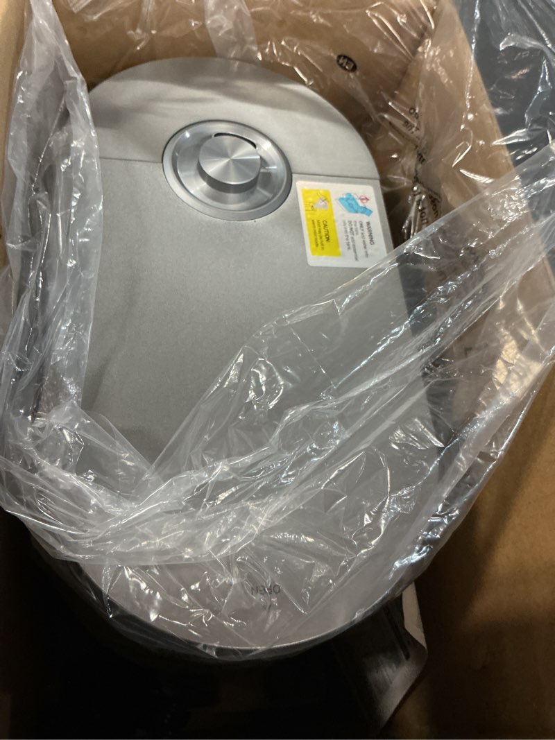 Condition photo showing As Is for DREO 6L Humidifiers for Bedroom, Smart Warm & Cool Mist for Large Room, 60Hr Quiet Runtime for Baby, Plant, Humidity Sensor, Indicator Light, 12H Timer, Google/Alexa, HM713S Silver