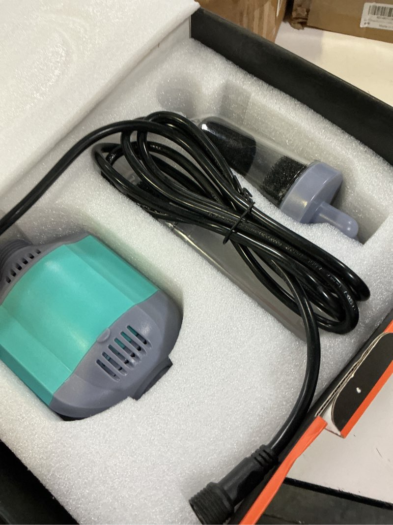 Condition photo showing New/Like New for hygger 360gph electric aquarium gravel cleaner, 5 in 1 automatic fish tank cleaning tool set vacuum water changer sand washer filter siphon adjustable length 15w