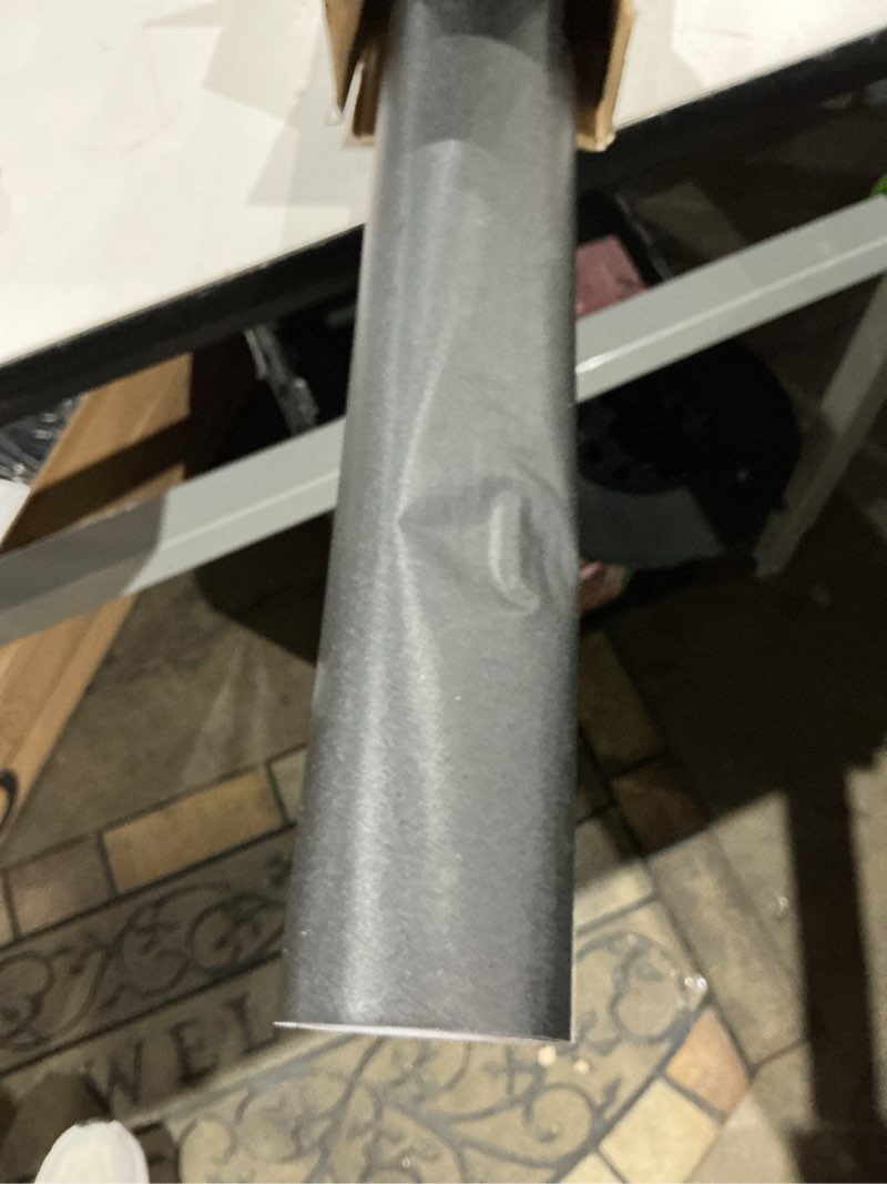 Condition photo showing As Is for practicalws marble wallpaper granite white and gray wall paper roll 35.4" x 118" kitchen countertops cabinet furniture is renovated thick vinyl easy to remove without leaving glue upgrade 35.4" x 118" gray/white