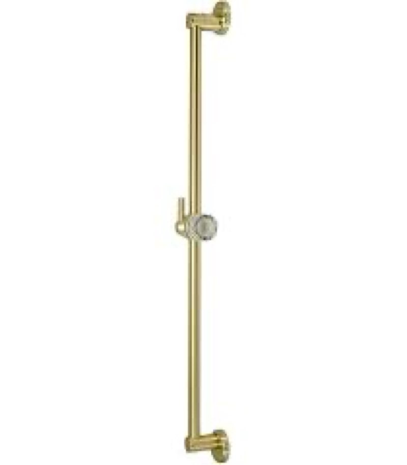 kingston brass k180a2 designer trimscape showerscape 24-inch shower slide bar with pin wall hook, polished brass