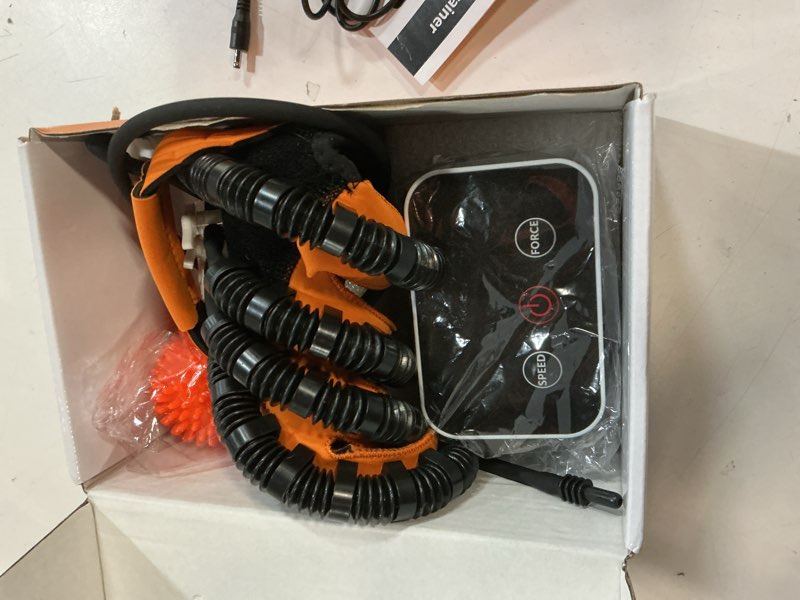 Condition photo showing Good Condition for rehabilitation robot gloves, finger exerciser for stroke recovery hand glove equipment hand function rehabilitation (orange right hand m)