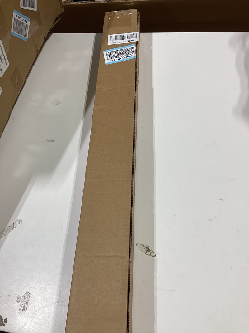 Condition photo showing Good Condition for lazblinds no-drill cordless zebra blinds - dual layer light filtering & room darkening, free-stop lift, easy install, day & night privacy with valance for window 30" w x 64" h, white 30"w x 64"h white
