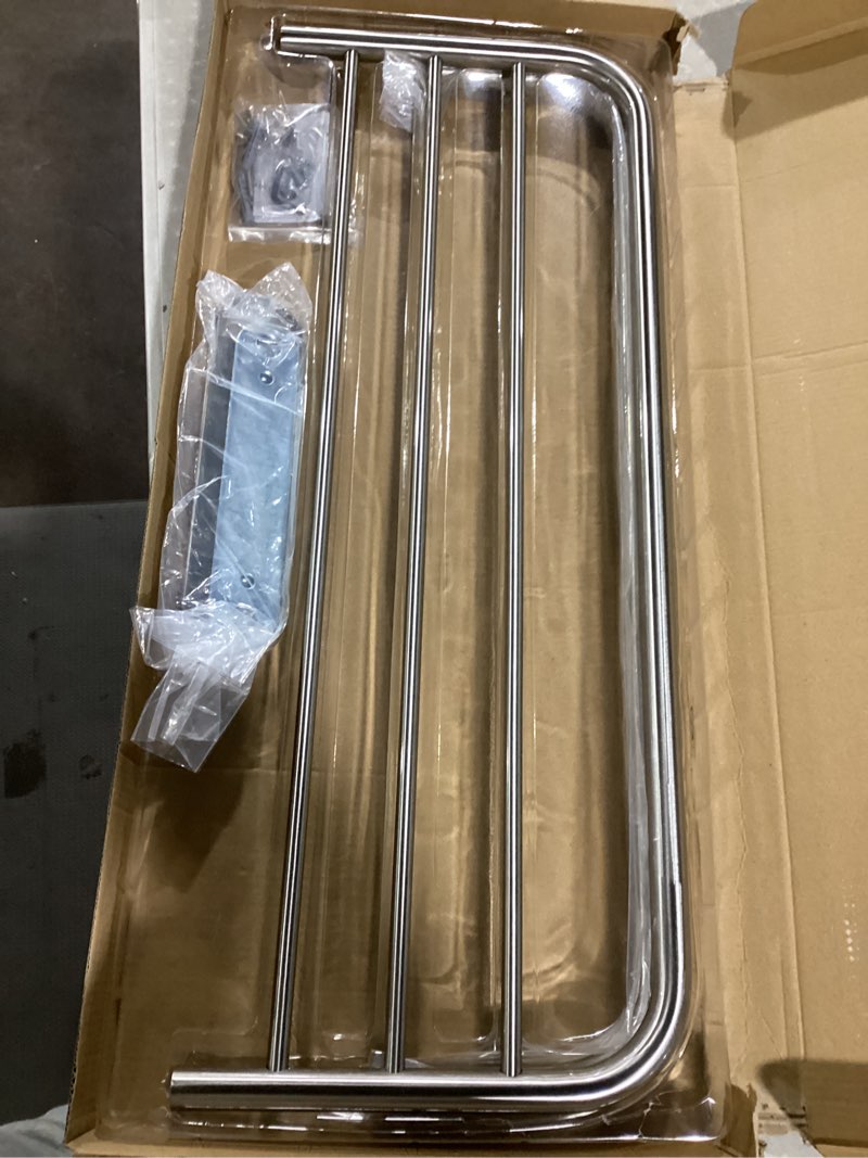 Condition photo showing Good Condition for Fixsen 24 Inch Bathroom Towel Rack Towel Bar Towel Shelf Brushed Nickel Stainless Steel and Zinc Alloy Wall Mount 1pc for House Lavatory and Hotel… Brushed Nickel 24 Inch