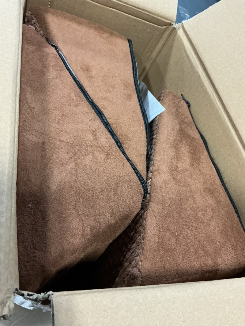 Condition photo showing As Is for 40D Dog Ramp for Stairs Suits for Small Dogs Cats, Pet Steps Stairs for Staircase Stairs with Anti-Slip Bottom and Self-Sticky Pads to Fix Suitable for Dogs Cats(3Pcs, Brown)
