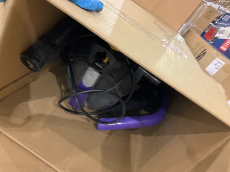 Condition photo showing As Is for EUREKA PowerSpeed Lightweight Powerful Upright Vacuum Cleaner for Carpet and Hard Floor, Pet Turbo, Black,Yellow Yellow NEU181D with Pet Tool