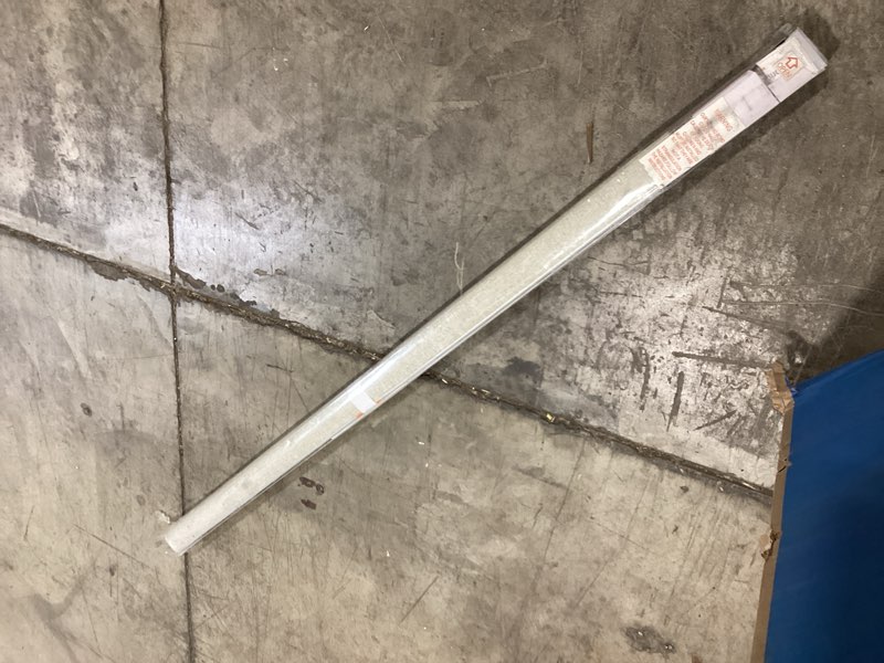 Condition photo showing As Is for allbright linen roller shades with wand rod, cordless fabric roller blinds with thermal insulated, 100% blackout window shades for home, office, bedroom, beige, 68" w x 72" h beige 68" w x 72" h
