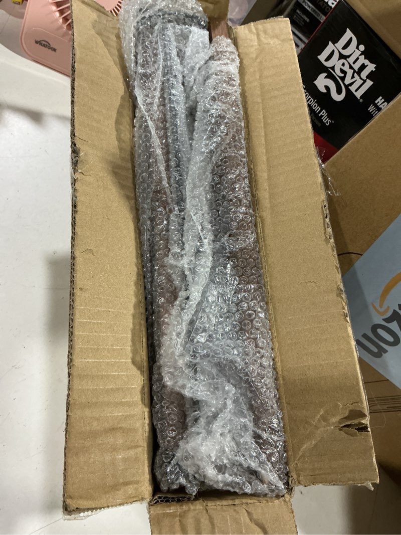 Condition photo showing Good Condition for richer house floating shelves, small wall shelf for bathroom decor, rustic wall mounted wood shelves set of 2, bathroom organizer over toilet storage, kitchen shelf - rustic brown 2 brown