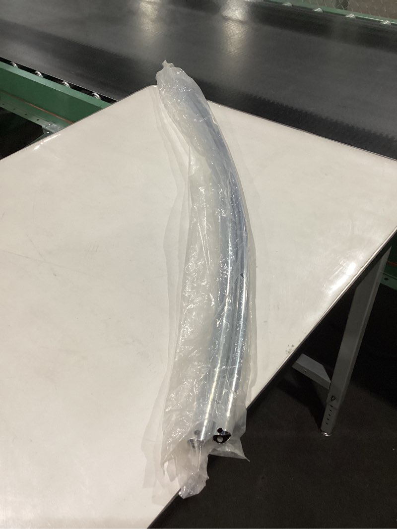 Curved shower rod polished chrome 50” to 72” poles only 