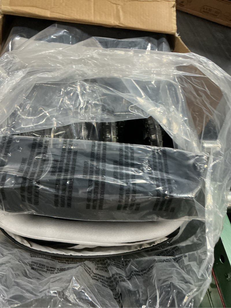 Condition photo showing Good Condition for kolcraft cloud plus lightweight umbrella stroller for toddlers with reclining seat, large storage basket, canopy, infant & parent trays, compact fold for summer travel, durable frame, slate gray slate gray (wheel color may vary)