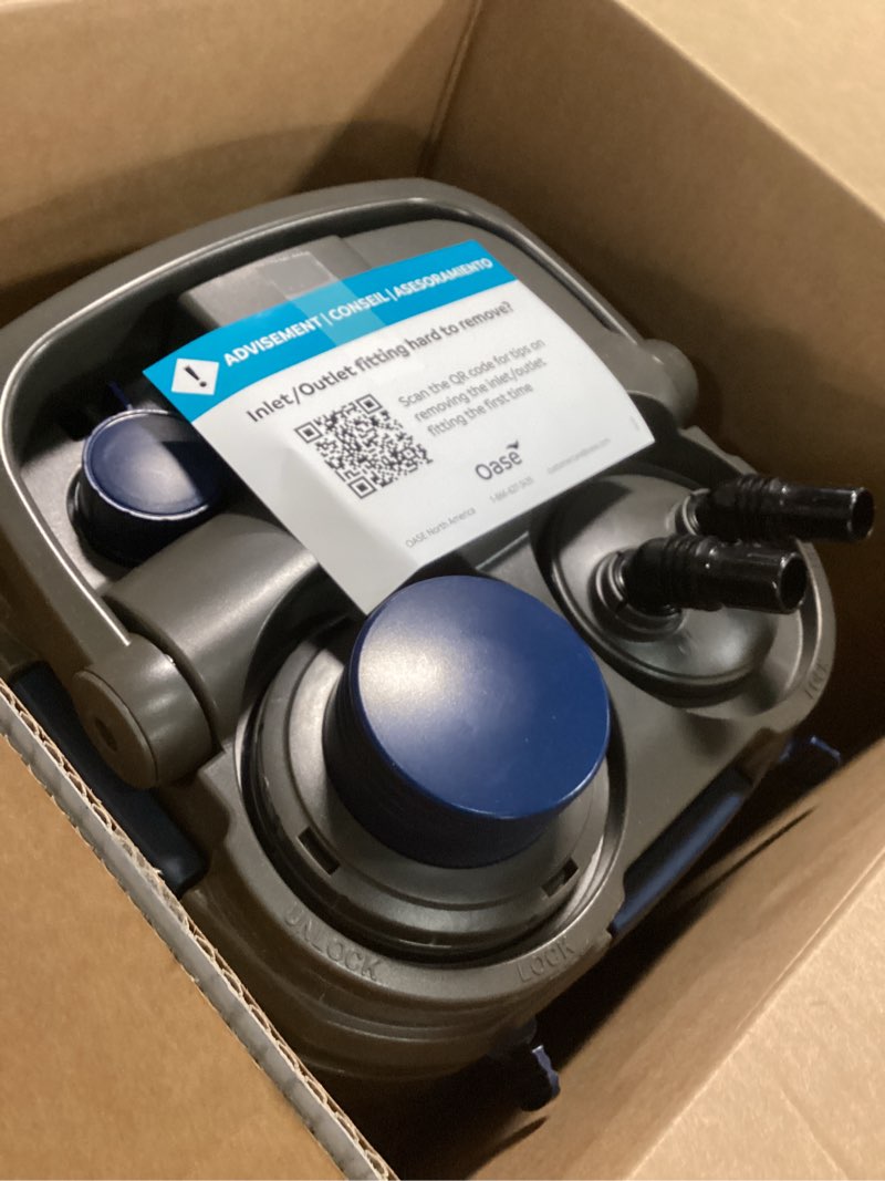 Condition photo showing As Is for OASE BioMaster 2 250 Canister Filter for Aquariums – External Aquarium Filter with EasyClean Pre-Filter – Quiet Performance – Freshwater & Saltwater, Up to 70 Gallons