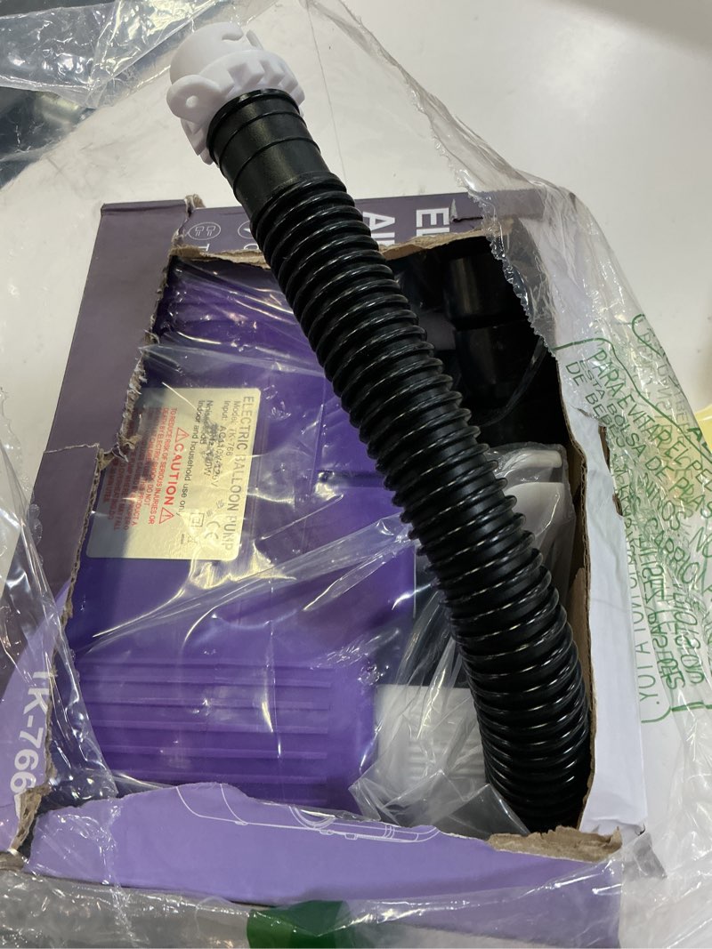 Condition photo showing Good Condition for 4-in-1 electric balloon pump for all balloons,portable dual nozzle 600w air pump for balloons,high p