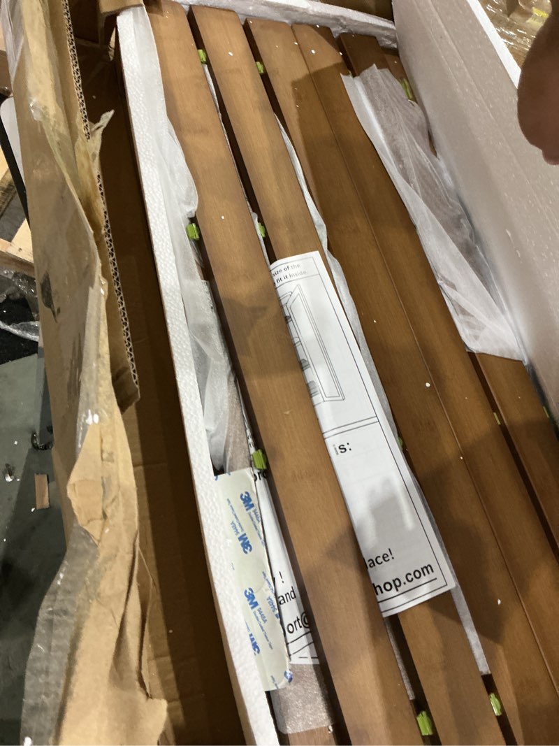 Condition photo showing Good Condition for gashell wire shelf covers, bamboo wire rack covers for pantry, closet (5pcs, 28" w x 12" d) 28"w x 12"d 5