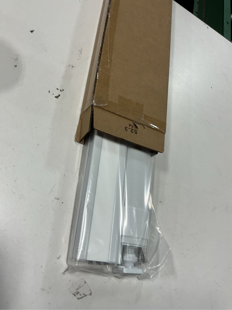 Condition photo showing Good Condition for LazBlinds No Tools No Drill Cordless Cellular Shades, Top Down Bottom Up (TDBU) Honeycomb Shades for Home, Light Filtering Thermal Insulation Blinds for Windows, 21" W x 48" H, White Light Filtering - White 21" W x 48" H