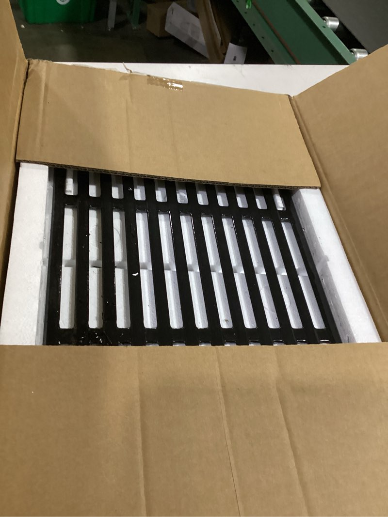 Condition photo showing As Is for qulimetal 66089 66097 18.7" grill grates for weber genesis 2 e-410/e-415/e-435, grill parts for genesis ii/lx e-440 series gas, upgraded cast iron grill grates replacements for weber genesis gs4 18.75" x 11.1" – 3 pack