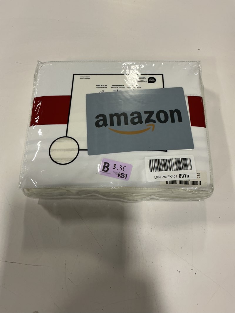 Condition photo showing New/Like New for Mellanni Queen Sheets Set - 4 PC Iconic Collection Bedding - Hotel Luxury, Extra Soft, Cooling Bed Sheets - Wrinkle, Fade, Stain Resistant (Queen, Ivory) 1126 Ivory Queen