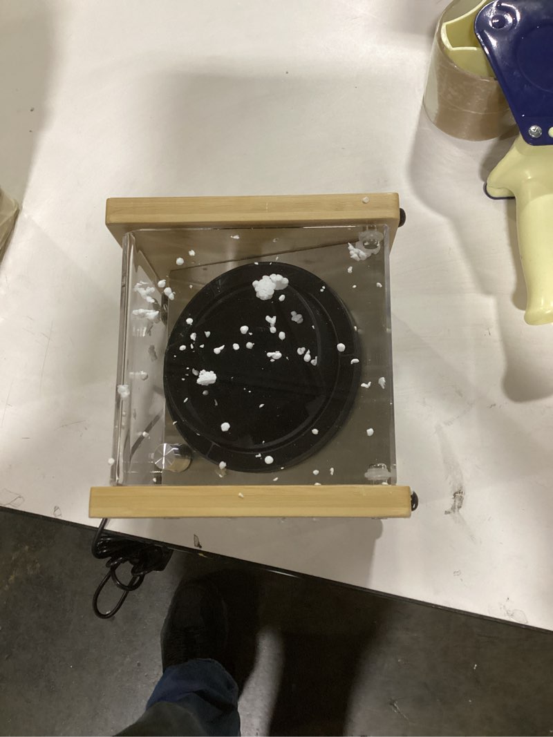 Condition photo showing As Is for Watch Winder Smith Bamboo Single Watch Winders for Automatic Watches with Timer, Fits Standard to Super Large Size Watch