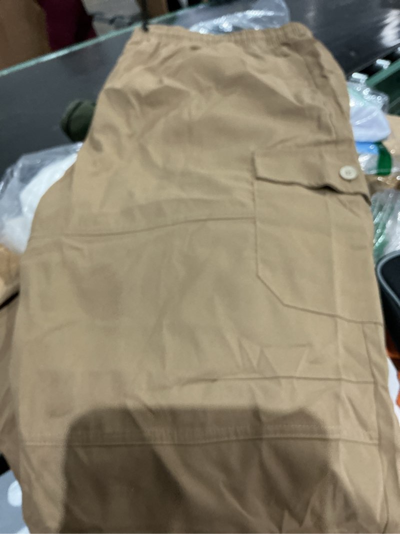 Condition photo showing Good Condition for g gradual  trunks 9\\\"/7\\\"/11\\\" quick dry swimming board shorts with zipper pockets bathing suit for men no liner 9\\\" inseam 4x-large dark khaki