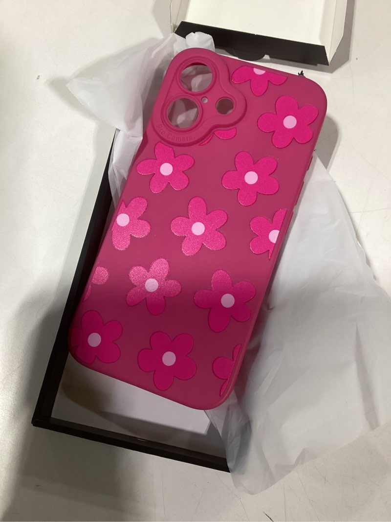 Condition photo showing Good Condition for Similar product NITITOP Compatible with iPhone 13 Case Clear Cute Butterfly Lily Flower Floral Pattern for Women Girls Full Camera Lens Clear Slim Shockproof Protective Phone Cover - Pink Pink iPhone 13