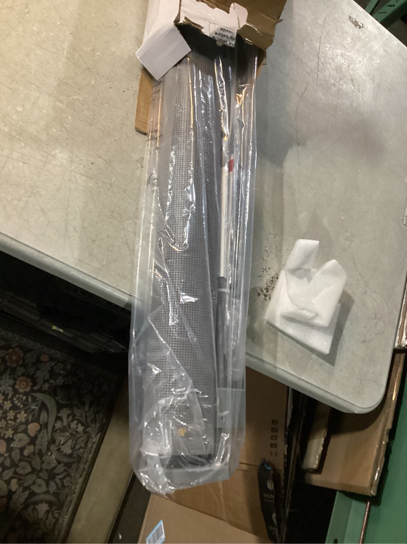 Condition photo showing New/Like New for Reinforced 42” Tall x 160” Extra Wide Retractable Gates with Support Rods, Tall Pet Gate for Large Openings, Outdoor Dog Gates Extra Wide Baby Gate for The House Large Mesh Gate, Gray