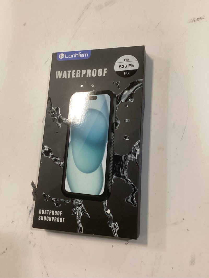 Condition photo showing New/Like New for lanhiem samsung galaxy s23 fe case, ip68 waterproof dustproof case, built-in screen protector, heavy duty shockproof full body protective phone cover for galaxy s23 fe 5g 6.4 inch, green, lh-wp-s23fe for samsung galaxy s23 fe green