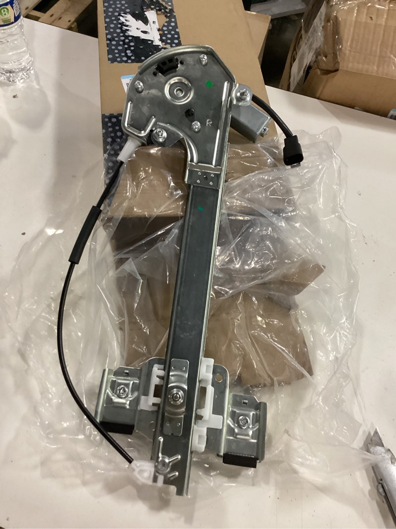 Condition photo showing As Is for scitoo rear passenger side power window regulator with motor assembly – direct replacement power window regulator 2000-2005 for buick lesabre (oe 741-812)